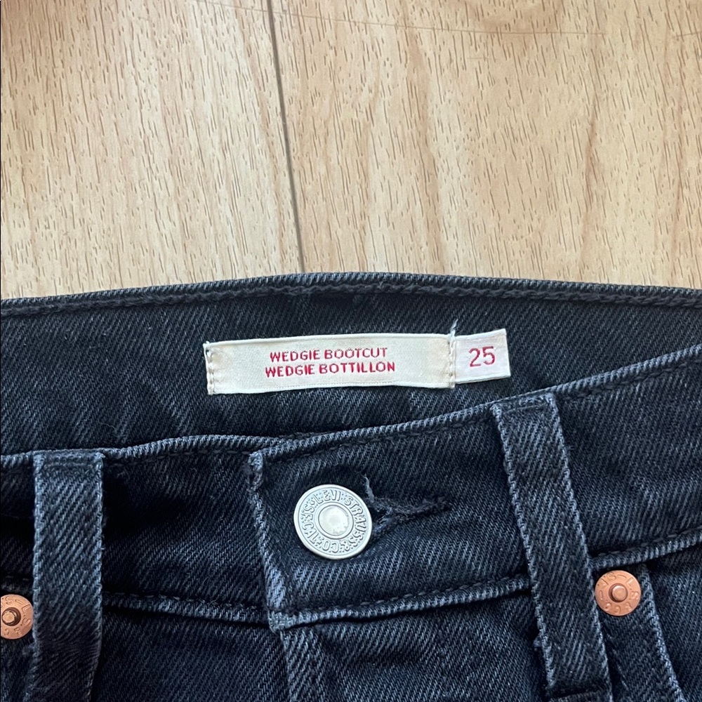 Levi's Black Boot Cut Jeans
